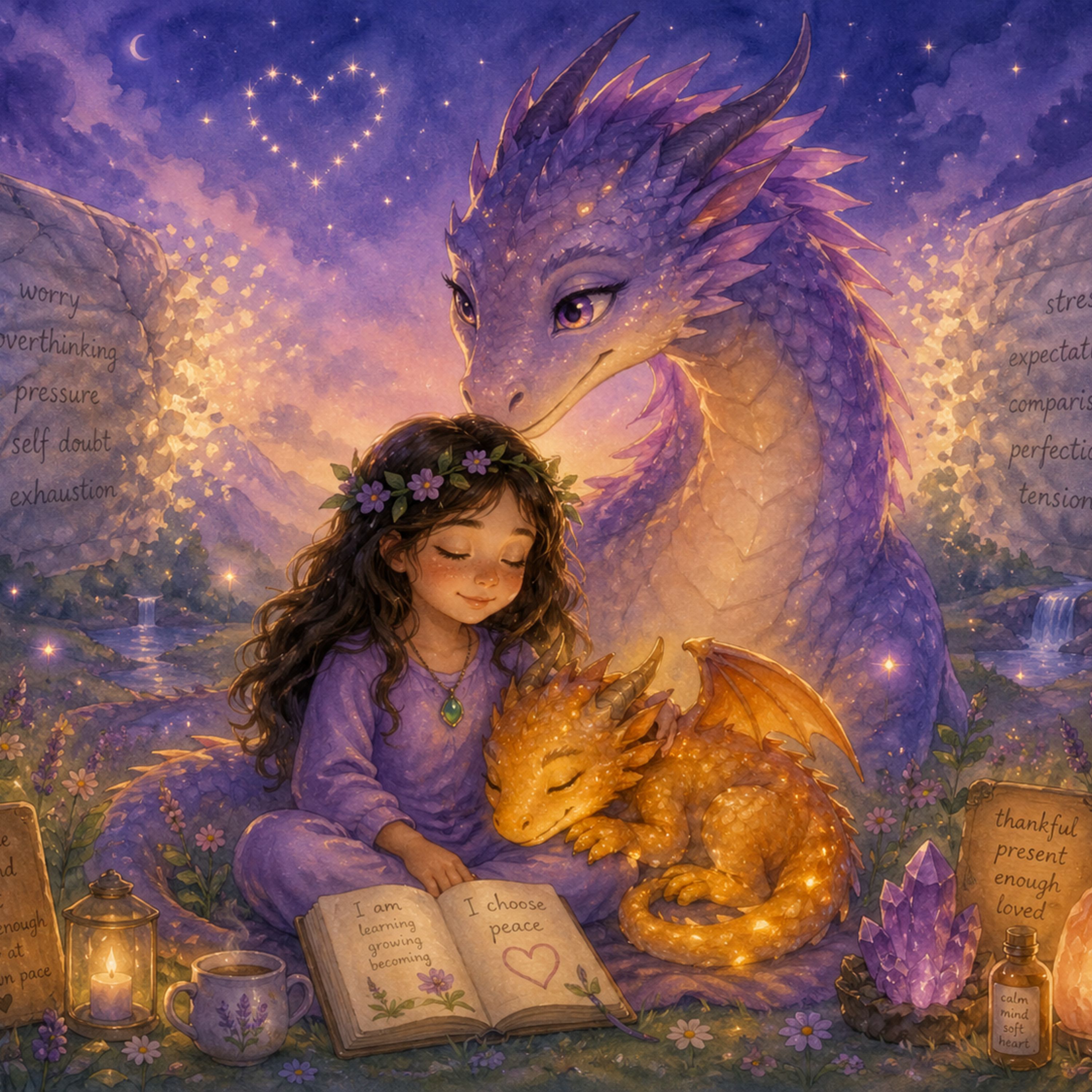 Bedtime Story for Kids with Anxiety | Emerald and the Heavy Feeling