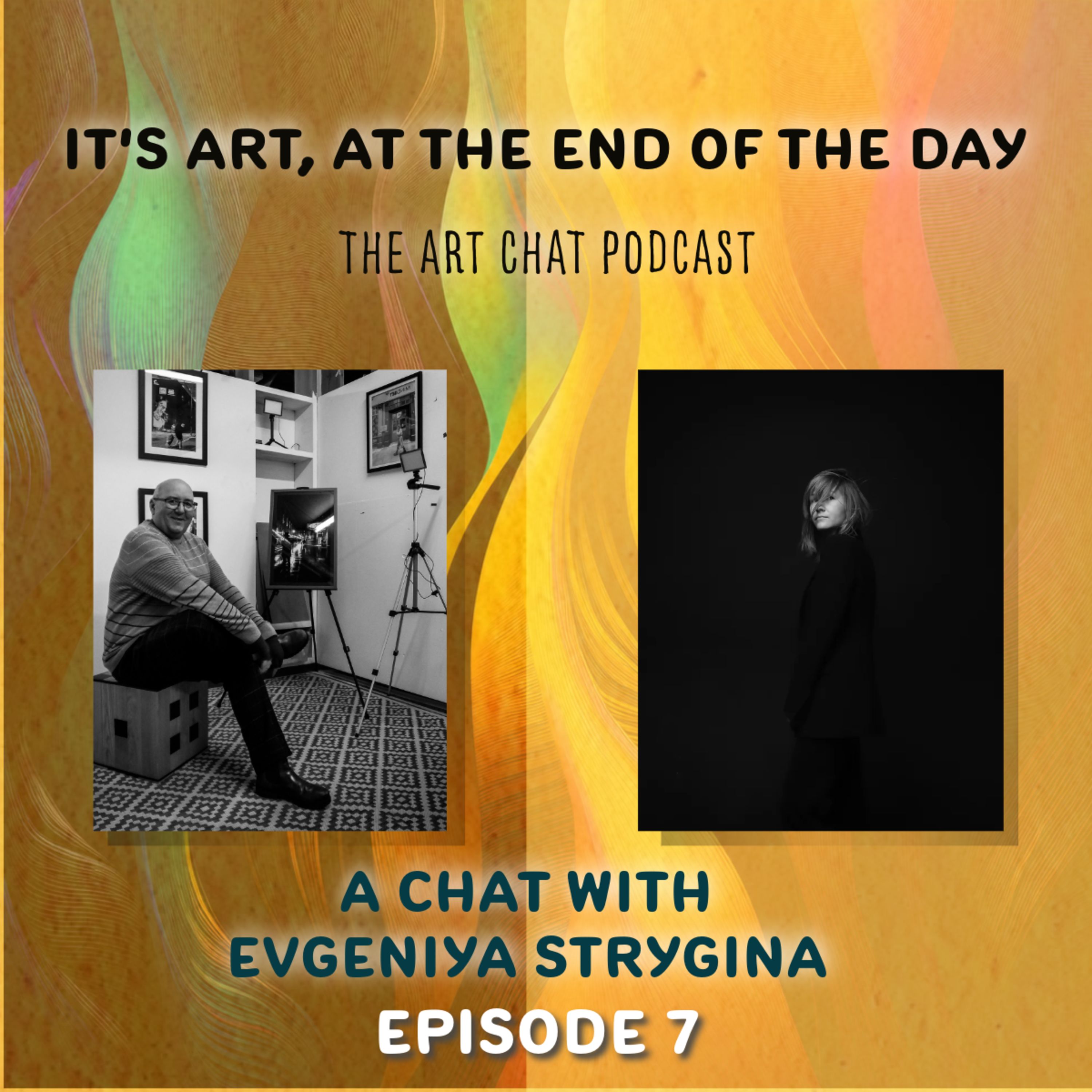 It's art, at the end of the Evgeniya Strygina Ep 7 episode artwork
