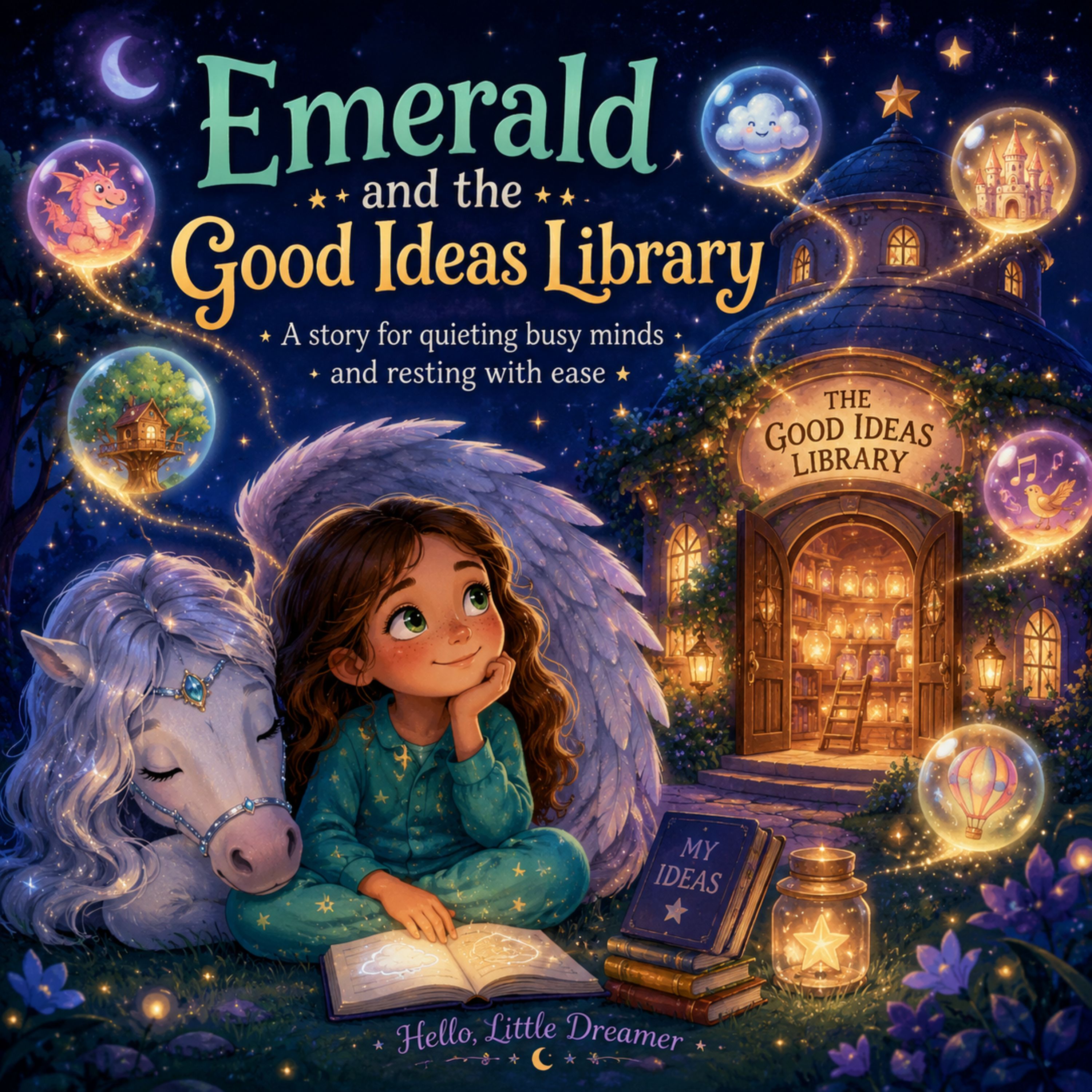 Emerald and the Good Ideas Library | A Bedtime Story for Busy, Creative Minds