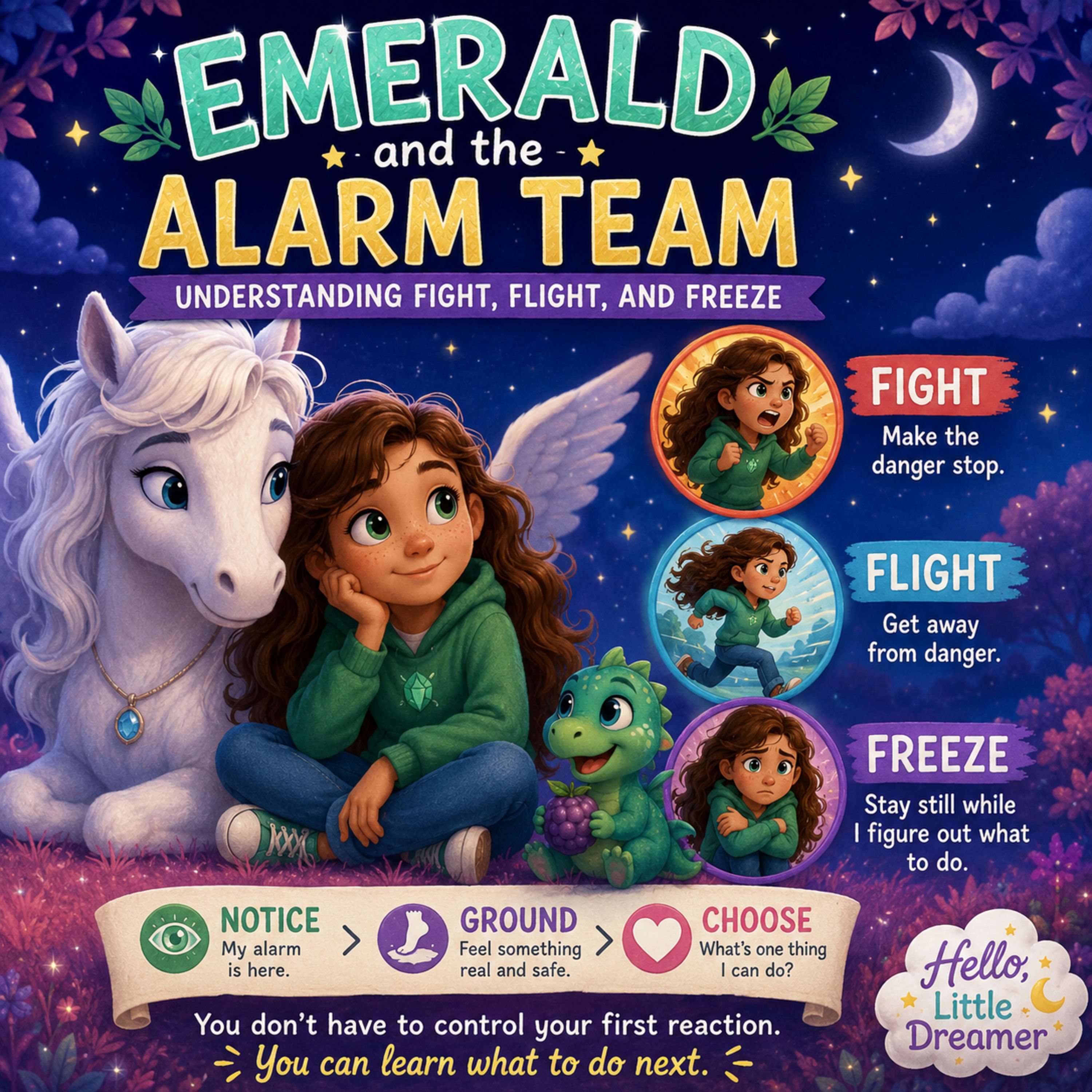Emerald and the Alarm Team: Understanding Fight, Flight, and Freeze