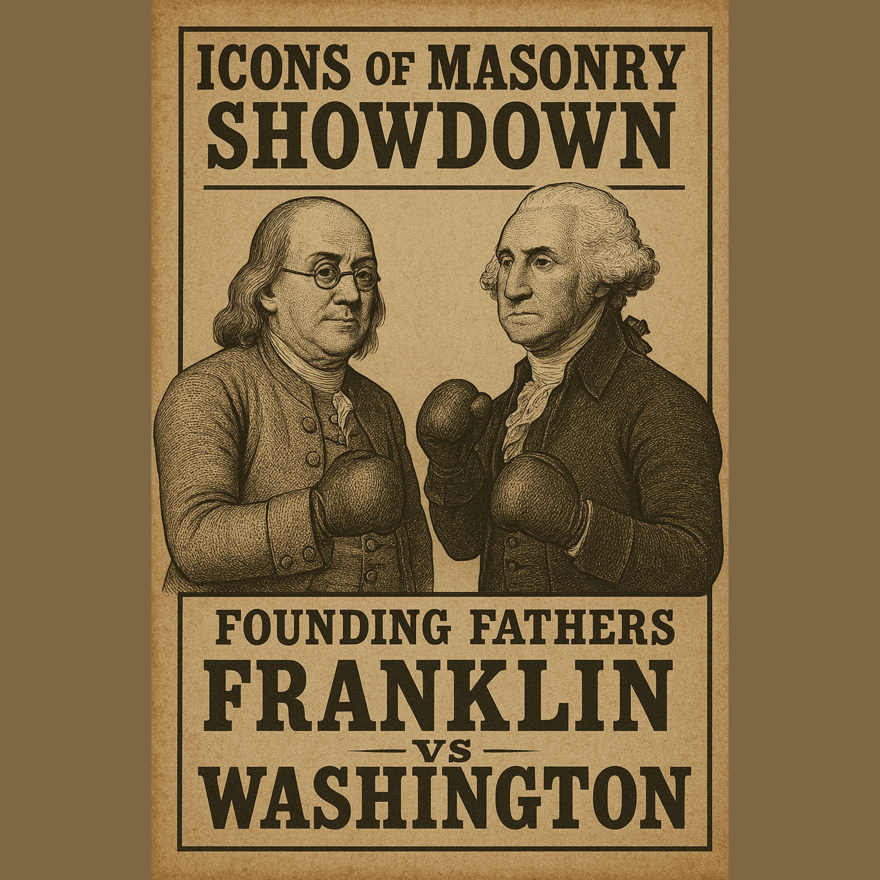 Icons of Masonry Showdown Franklin vs Washington