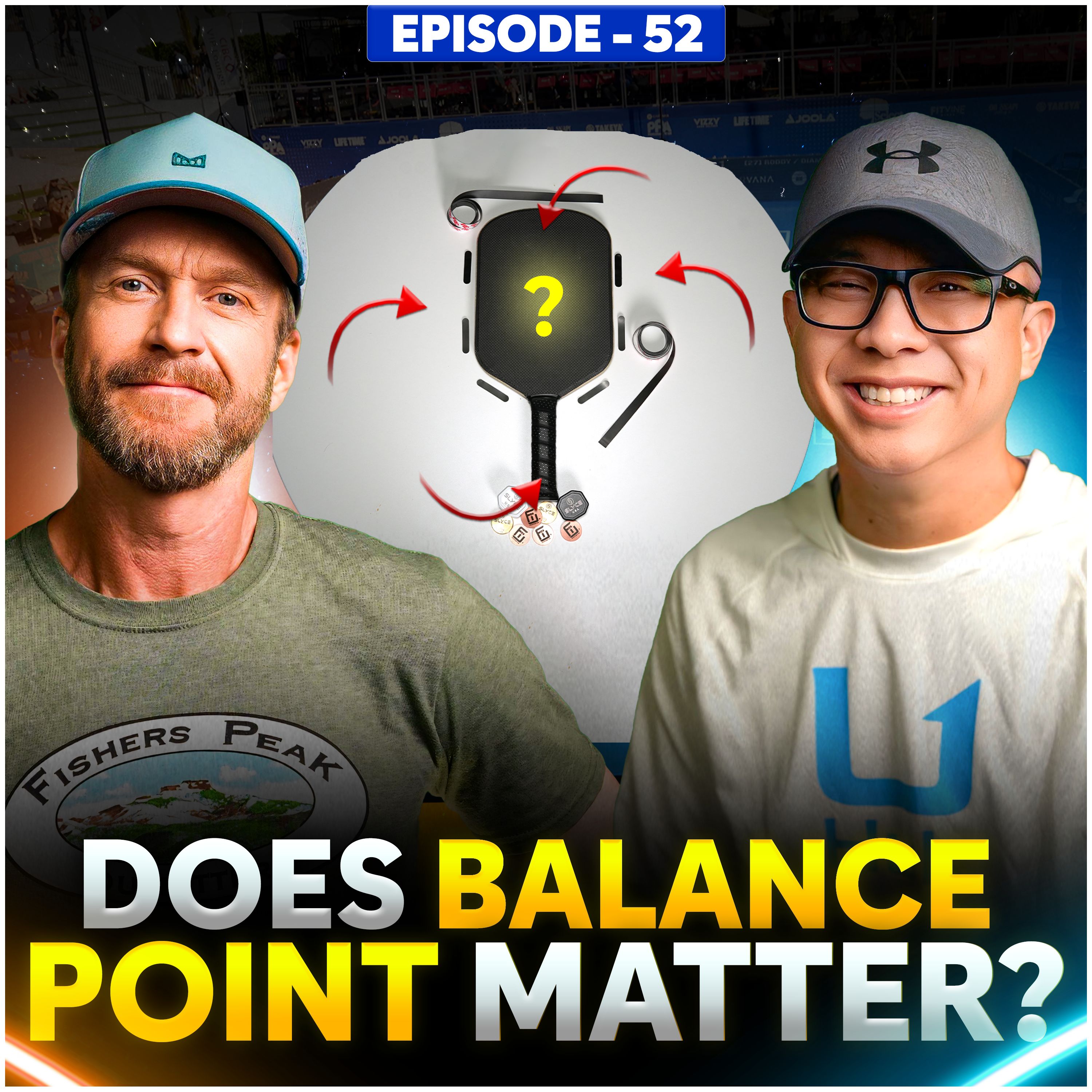 Optimal Weight Setups by Paddle Shape