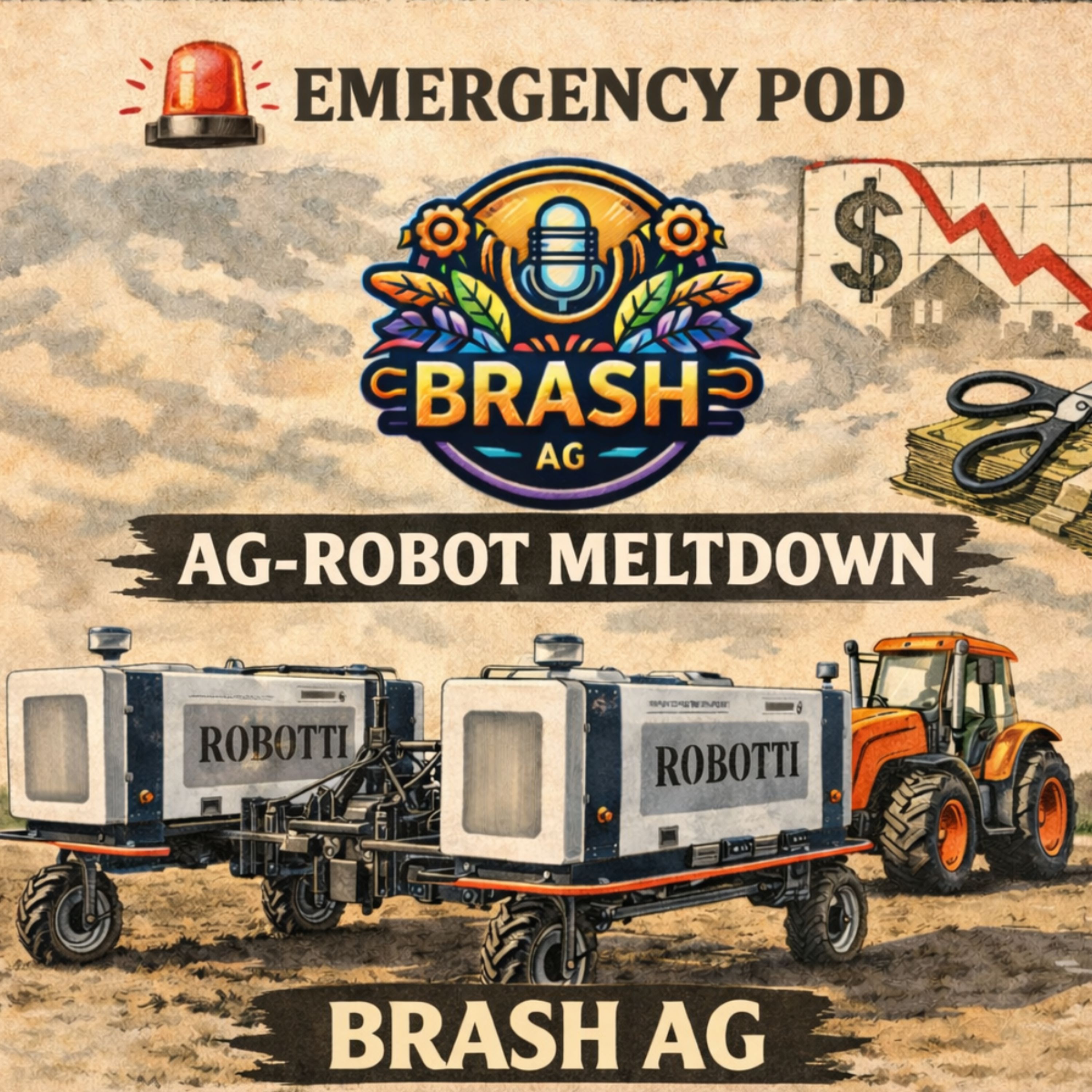 73. Emergency Pod - Ag robot meltdown! episode artwork