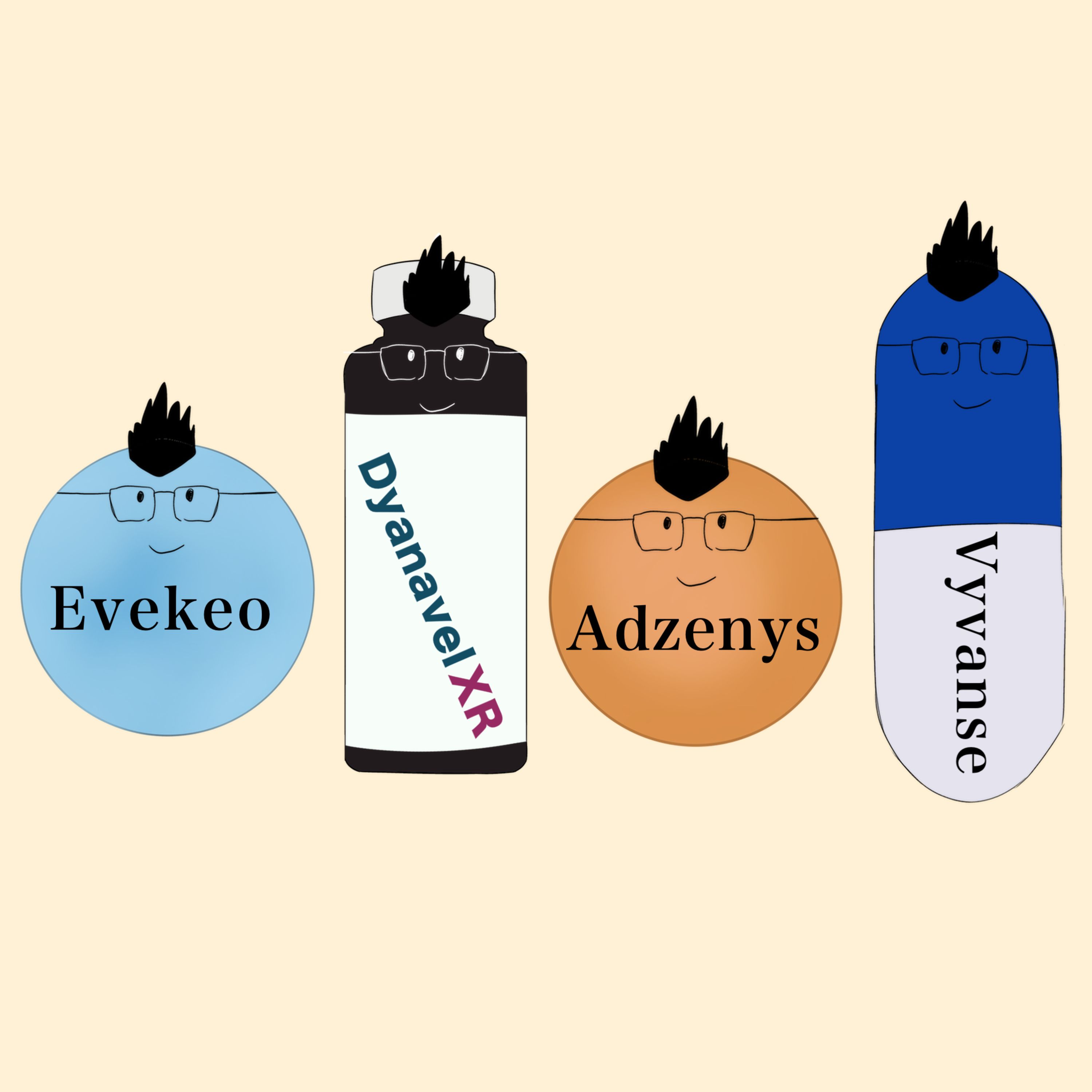E67: ADHD: Stimulants: Lisdexamfetamine (Vyvanse) and Amphetamine Base Medications