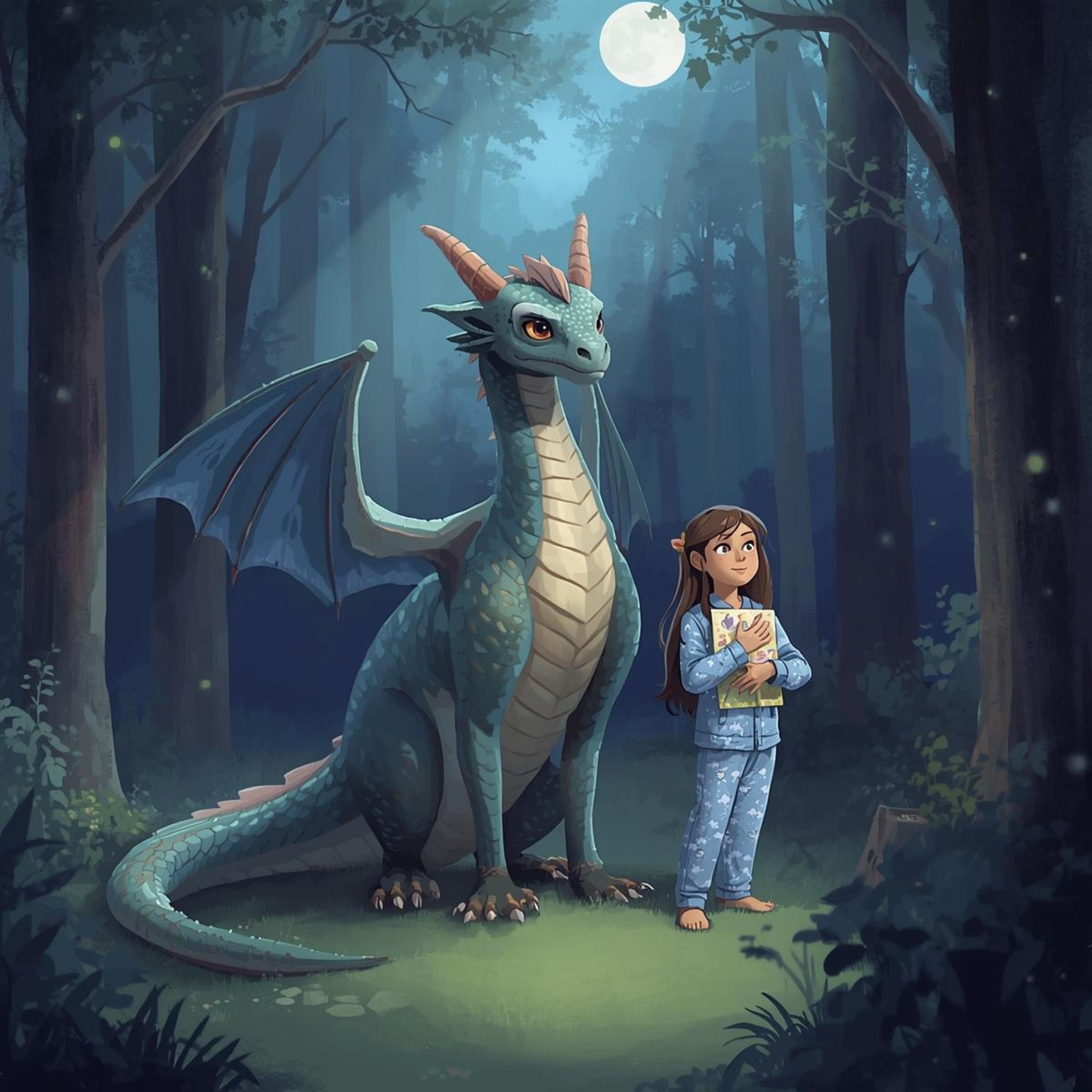 The Dragon Who Stayed: A Calming Sleep Story About Confidence and Pride