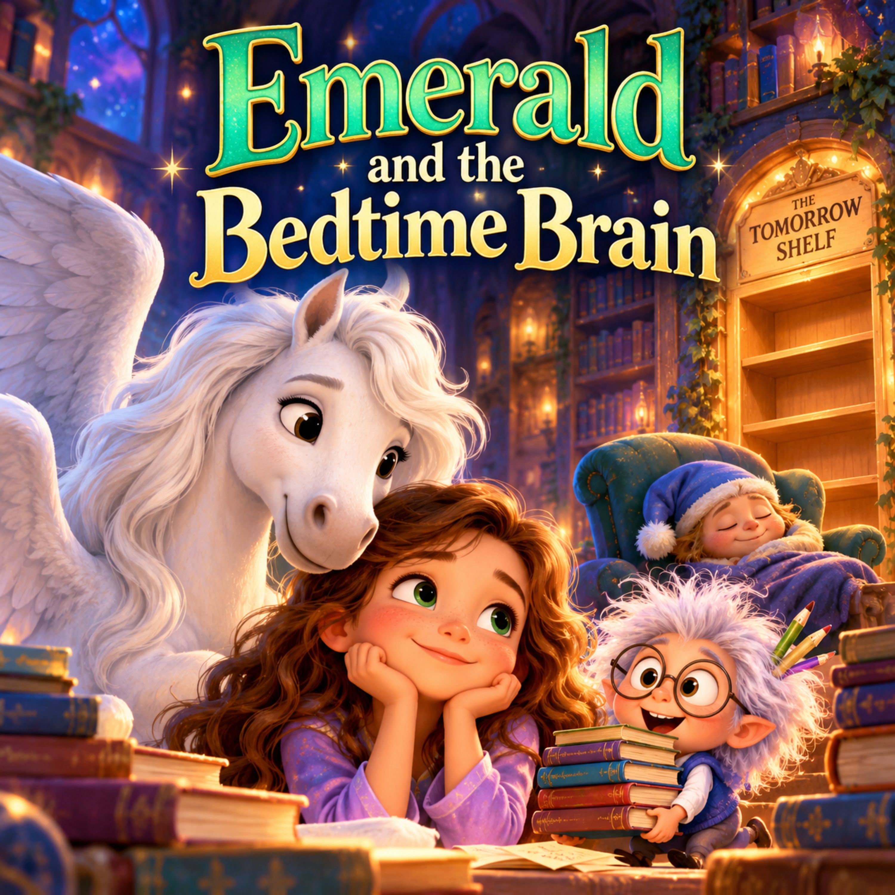 Emerald and the Bedtime Brain | Calming Busy Minds at Bedtime | Kids Sleep Story episode artwork