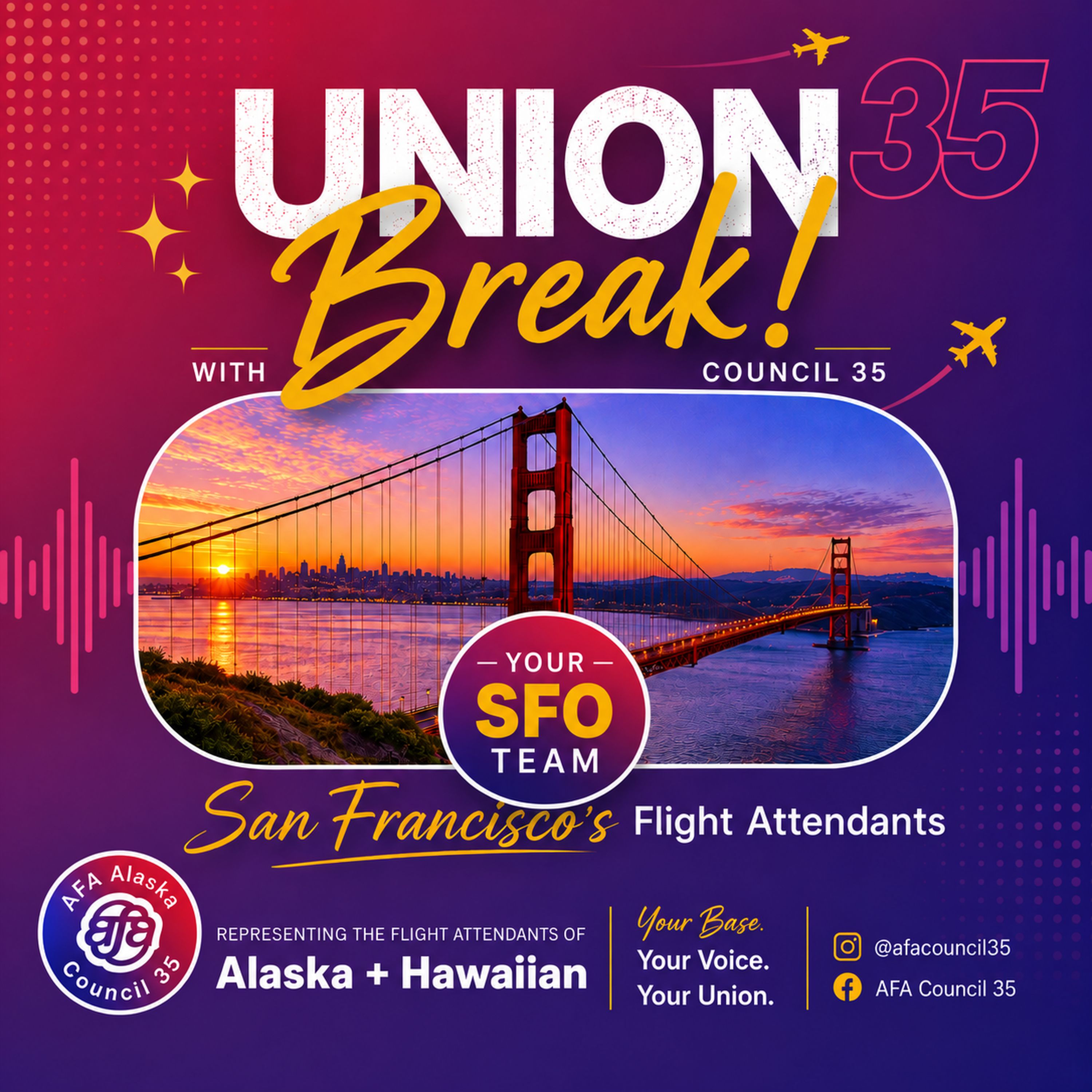 Union Break with Council 35
